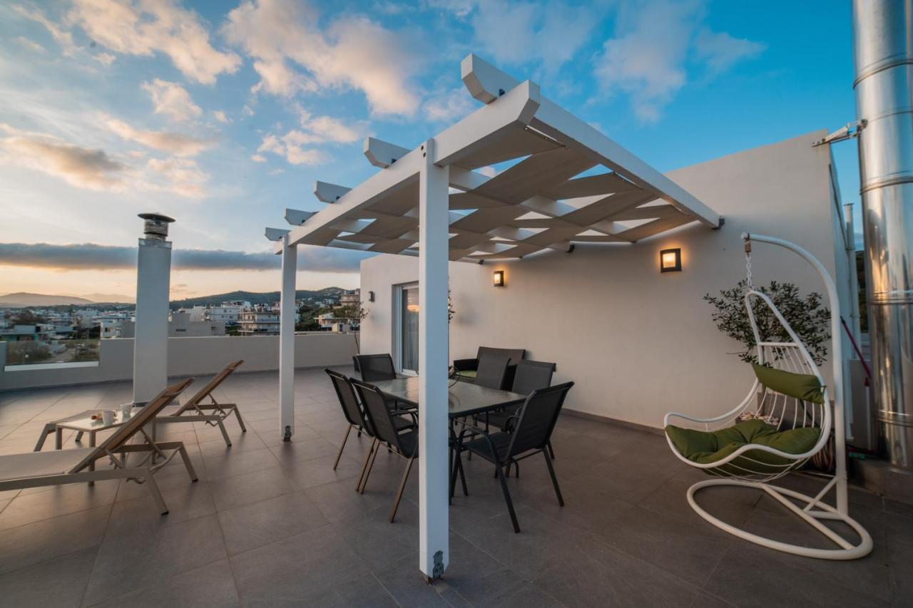 Home Sweet Home - Big Balcony With Great View كيساموس المظهر الخارجي الصورة