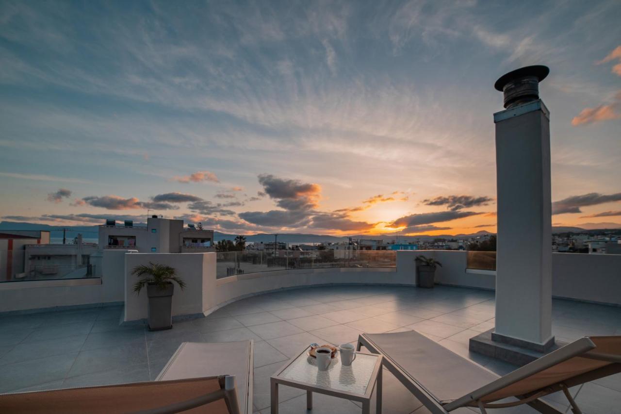 Home Sweet Home - Big Balcony With Great View كيساموس المظهر الخارجي الصورة