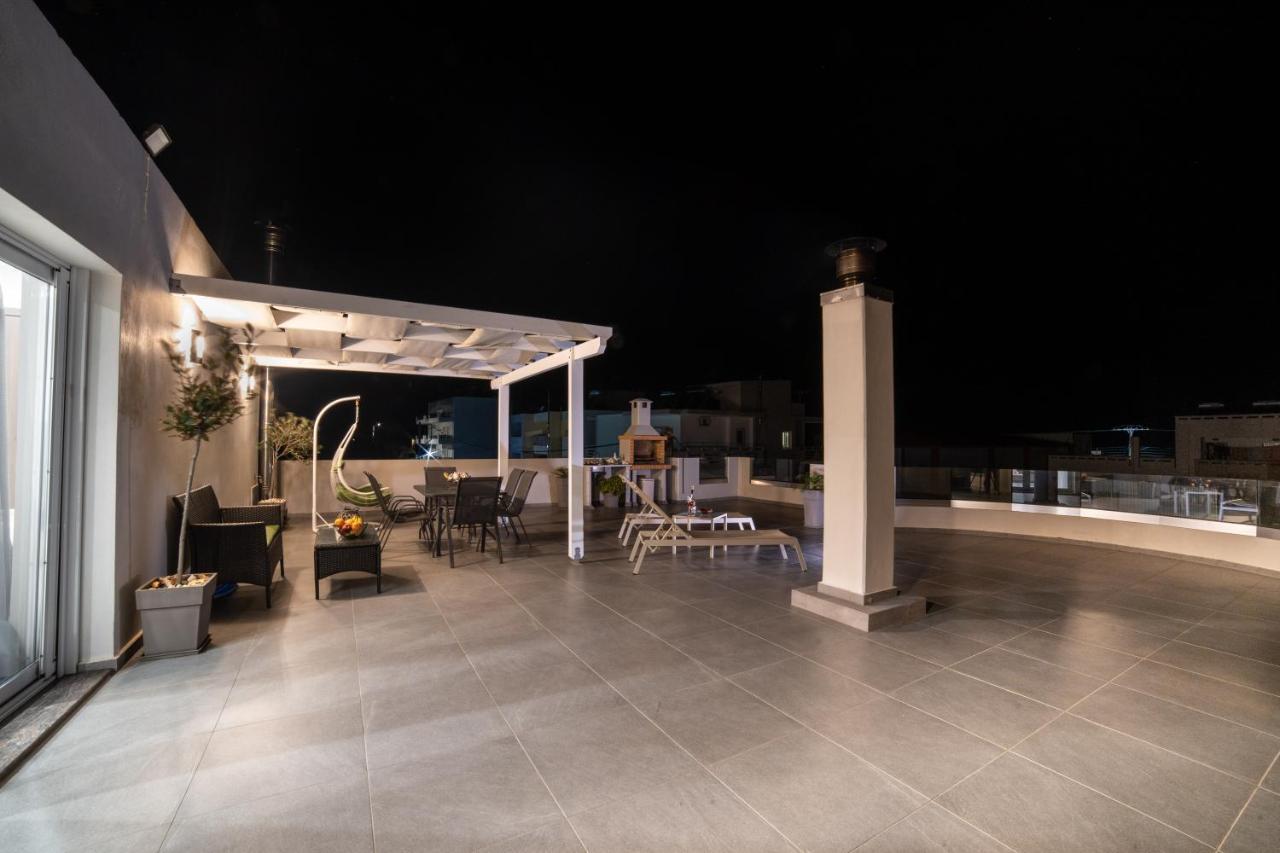 Home Sweet Home - Big Balcony With Great View كيساموس المظهر الخارجي الصورة