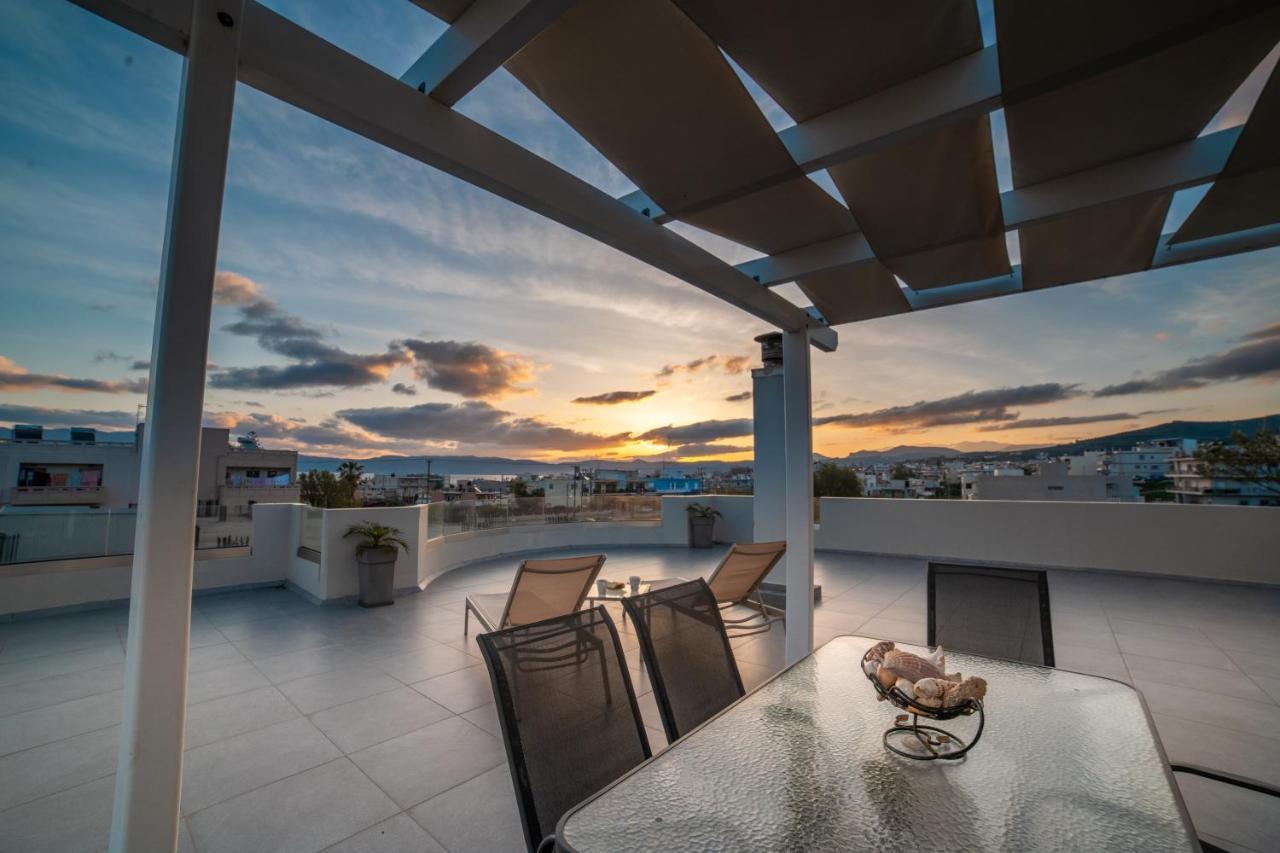 Home Sweet Home - Big Balcony With Great View كيساموس المظهر الخارجي الصورة
