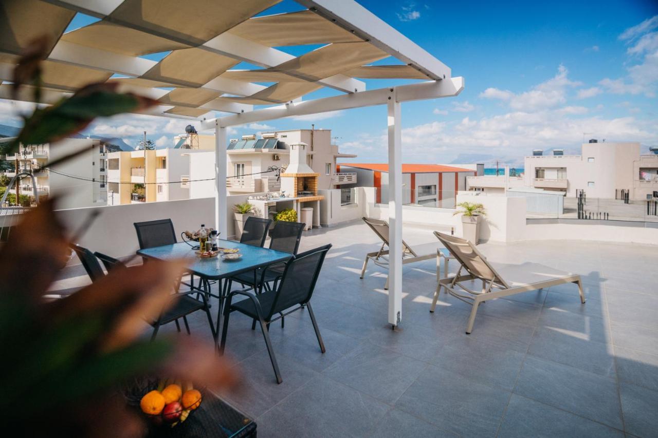 Home Sweet Home - Big Balcony With Great View كيساموس المظهر الخارجي الصورة